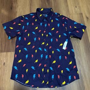 Section 119 David Bowie Electric Bolt Button Down Shirt